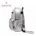 MOCHILA AMAYRA PLATA FIT 67 F713