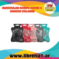 AURICULAR ROMPE OIDOS 4 VARIOS COLORES