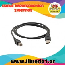 CABLE IMPRESORA USB 2 METROS