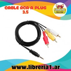 CABLE RCA  A PLUG 3.5