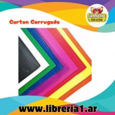 CARTON CORRUGADO COLORES VARIOS