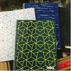 CUADERNO CON ESPIRAL A4 CUADRICULADO 80 KOBY