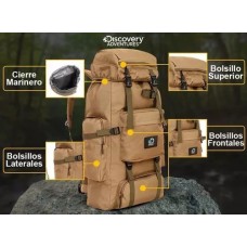 MOCHILA DE AVENTURA DISCOVERY 90LITROS