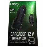 CARGADOR PARA AUTO DINAX