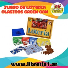 JUEGO DE LOTERIA CLASICOS GREEN BOX