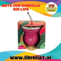 MATE CON BOMBILLA BIG LIFE