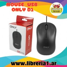 MOUSE USB ONLY D1