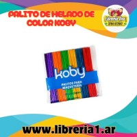 PALITO DE HELADO DE COLOR KOBY