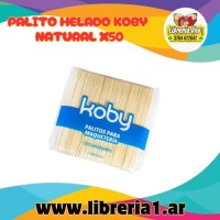 PALITO HELADO KOBY NATURAL X50