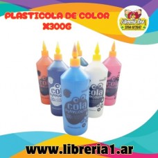 PLASTICOLA DE COLOR X300G