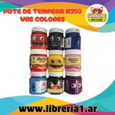 POTE DE TEMPERA X250 VRS COLORES