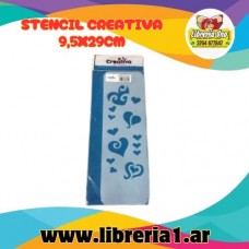 STENCIL CREATIVA 9,5X29CM