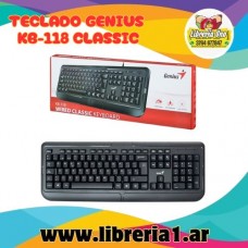 TECLADO GENIUS KB-118 CLASSIC