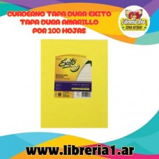 CUADERNO T/D 19X24 AMARILLO X100