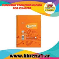 CUADERNO RAYADO T/D 42 GLORIA