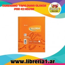 CUADERNO RAYADO T/D 42 GLORIA