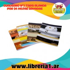 CUADERNO TAPA BANDA 24HOJAS